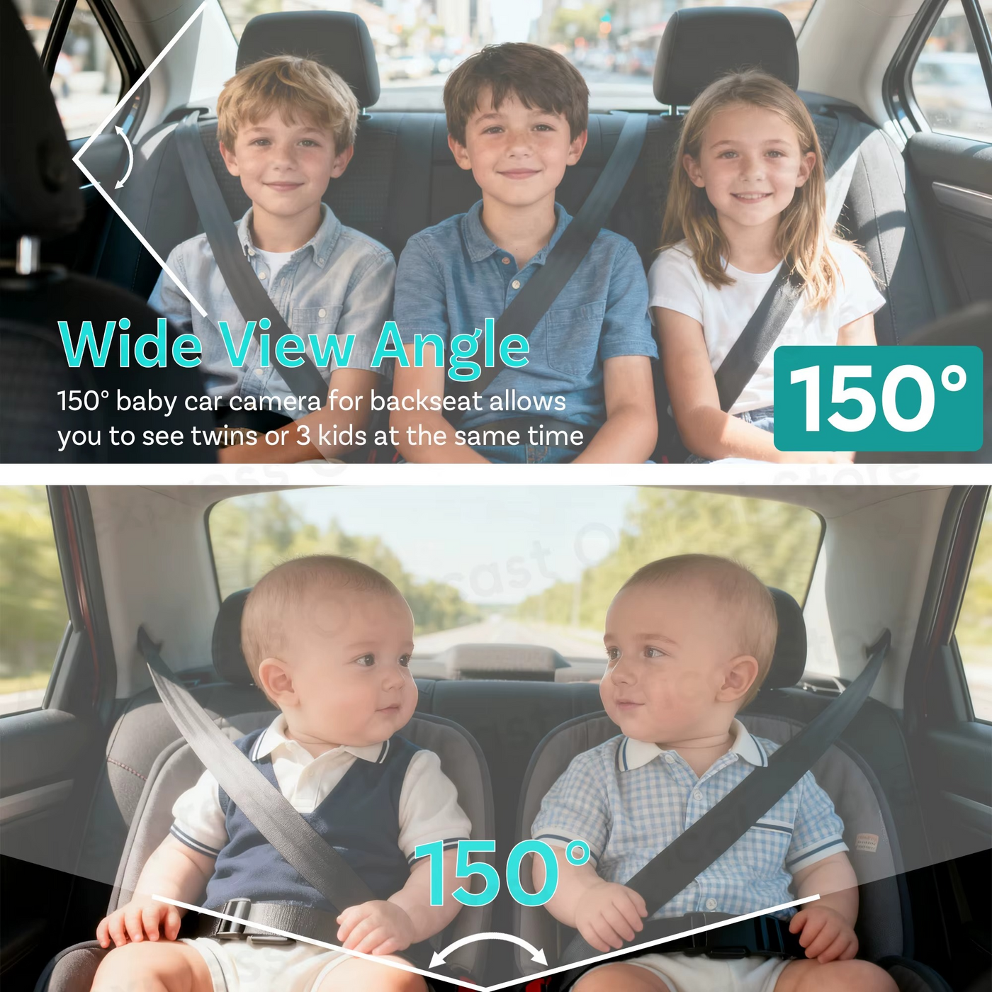 מתאם טיפוח קבינה אלחוטי CarPlay עם מצלמת HD לרכב – פתרון חכם ובטיחותי להורים בדרכים